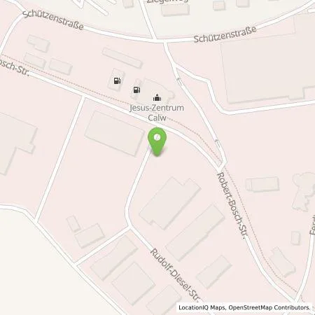 Standortübersicht der Tankstelle deer GmbH in 75365 Calw