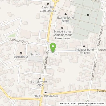 Standortübersicht der Tankstelle deer GmbH in 76351 Linkenheim-Hochstetten