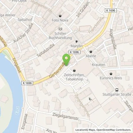 Standortübersicht der Tankstelle deer GmbH in 71665 Vaihingen an der Enz