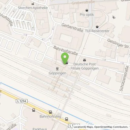 Standortübersicht der Tankstelle deer GmbH in 73033 Göppingen