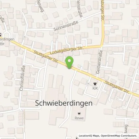 Standortübersicht der Tankstelle deer GmbH in 71701 Schwieberdingen