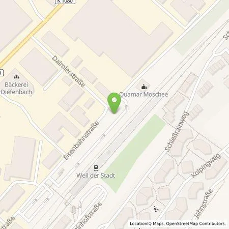 Standortübersicht der Tankstelle deer GmbH in 71263 Weil der Stadt