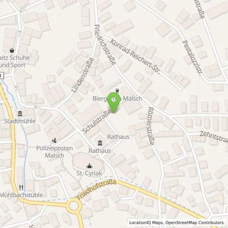 Standortübersicht der Tankstelle deer GmbH in 76316 Malsch