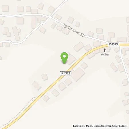 Standortübersicht der Tankstelle deer GmbH in 75394 Oberreichenbach