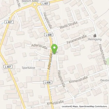 Standortübersicht der Tankstelle deer GmbH in 76316 Malsch