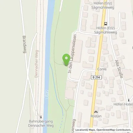 Standortübersicht der Tankstelle deer GmbH in 75339 Höfen