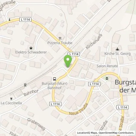 Standortübersicht der Tankstelle deer GmbH in 71576 Burgstetten