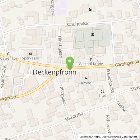 Standortübersicht der Tankstelle deer GmbH in 75392 Deckenpfronn