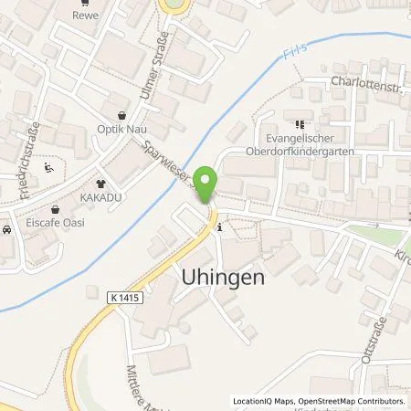 Standortübersicht der Tankstelle deer GmbH in 73066 Uhingen