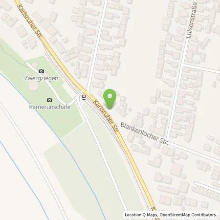 Standortübersicht der Tankstelle deer GmbH in 76351 Linkenheim-Hochstetten