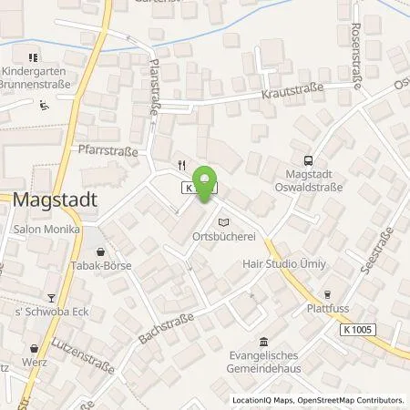 Standortübersicht der Tankstelle deer GmbH in 71106 Magstadt