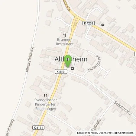 Standortübersicht der Tankstelle deer GmbH in 68804 Altlußheim