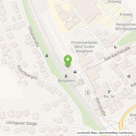 Standortübersicht der Tankstelle deer GmbH in 74354 Besigheim