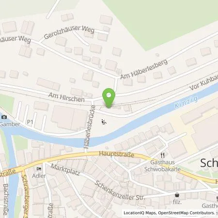 Standortübersicht der Tankstelle deer GmbH in 77761 Schiltach