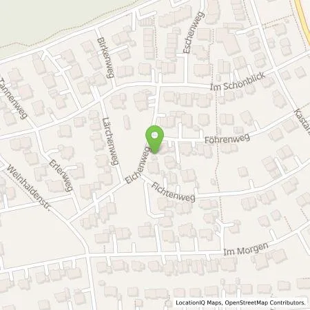 Standortübersicht der Tankstelle deer GmbH in 73095 Albershausen