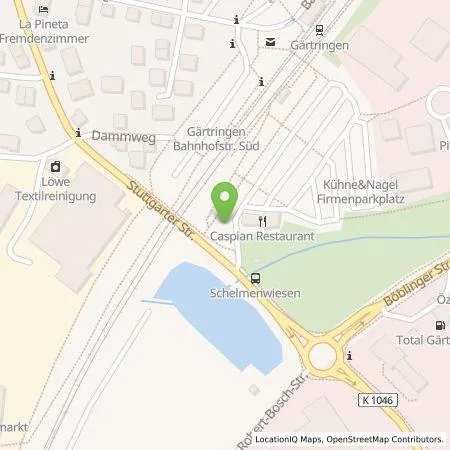 Standortübersicht der Tankstelle deer GmbH in 71116 Gärtringen