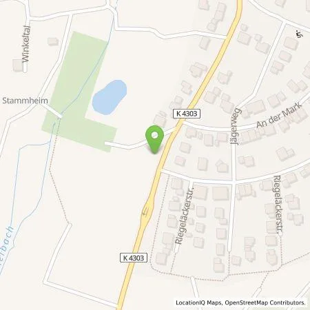 Standortübersicht der Tankstelle deer GmbH in 75365 Calw