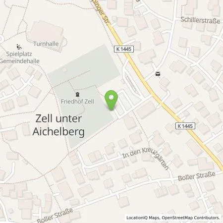 Standortübersicht der Tankstelle deer GmbH in 73119 Zell unter Aichelberg