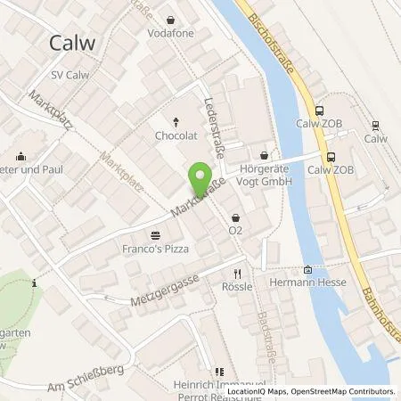 Standortübersicht der Tankstelle deer GmbH in 75365 Calw