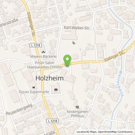 Standortübersicht der Tankstelle deer GmbH in 73033 Göppingen