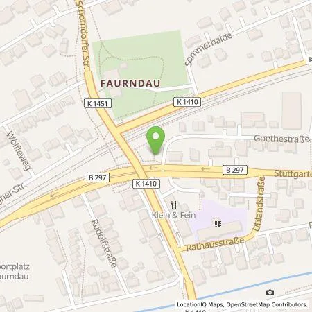 Standortübersicht der Tankstelle deer GmbH in 73033 Göppingen