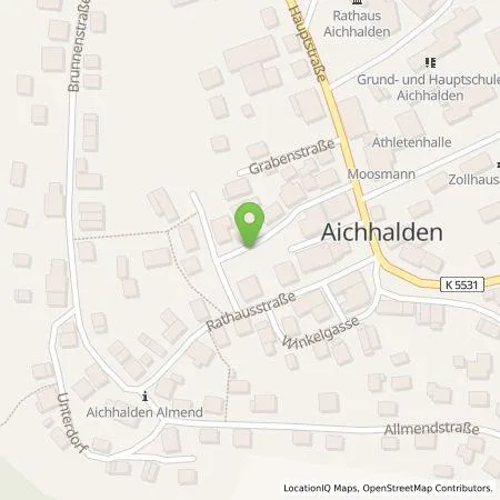 Standortübersicht der Tankstelle deer GmbH in 78733 Aichhalden