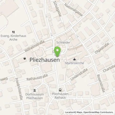 Standortübersicht der Tankstelle deer GmbH in 72124 Pliezhausen