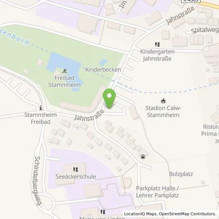 Standortübersicht der Tankstelle deer GmbH in 75365 Calw