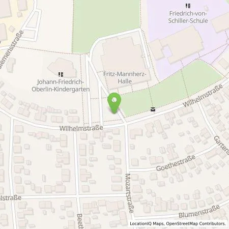 Standortübersicht der Tankstelle deer GmbH in 68799 Reilingen