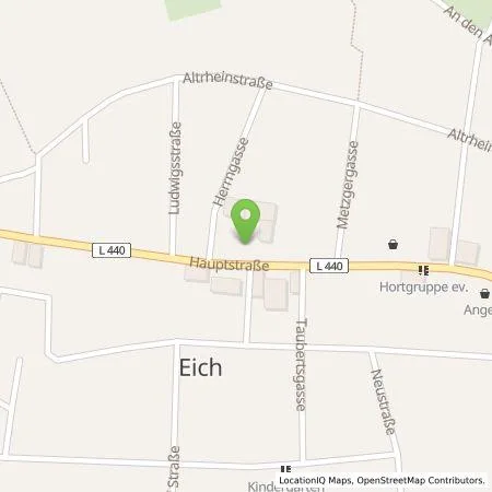 Standortübersicht der Tankstelle deer GmbH in 67575 Eich