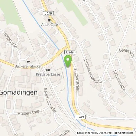 Standortübersicht der Tankstelle deer GmbH in 72532 Gomadingen