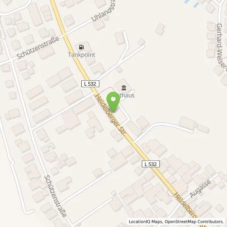 Standortübersicht der Tankstelle deer GmbH in 69256 Mauer