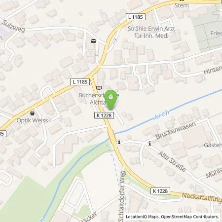 Standortübersicht der Tankstelle deer GmbH in 72631 Aichtal