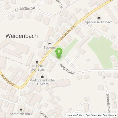 Standortübersicht der Tankstelle deer GmbH in 91746 Weidenbach