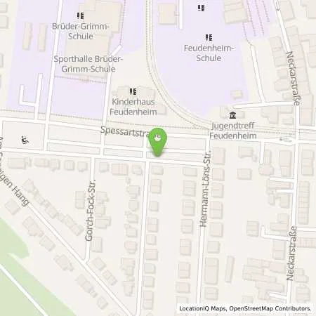 Standortübersicht der Tankstelle MVV Energie AG in 68259 Mannheim