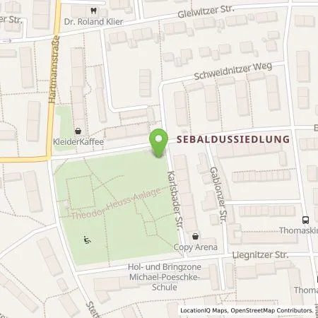 Standortübersicht der Tankstelle EDE - Energiedienst Erlangen GmbH in 91058 Erlangen