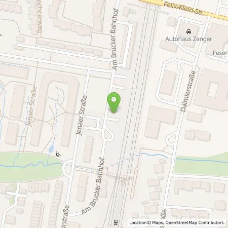 Standortübersicht der Tankstelle EDE - Energiedienst Erlangen GmbH in 91058 Erlangen