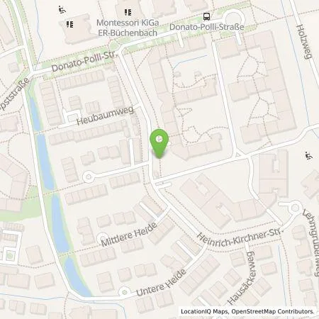 Standortübersicht der Tankstelle EDE - Energiedienst Erlangen GmbH in 91056 Erlangen