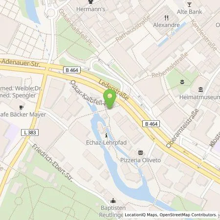 Standortübersicht der Tankstelle FairEnergie GmbH in 72762 Reutlingen