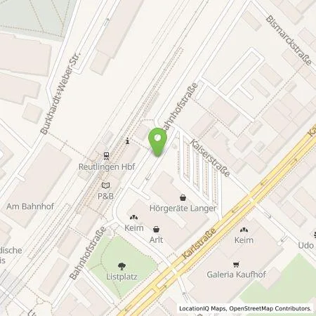 Standortübersicht der Tankstelle FairEnergie GmbH in 72762 Reutlingen