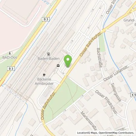 Standortübersicht der Tankstelle Parkgaragengesellschaft Baden-Baden mbH in 76532 Baden-Baden