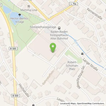 Standortübersicht der Tankstelle Parkgaragengesellschaft Baden-Baden mbH in 76530 Baden-Baden