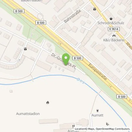 Standortübersicht der Tankstelle Parkgaragengesellschaft Baden-Baden mbH in 76532 Baden-Baden