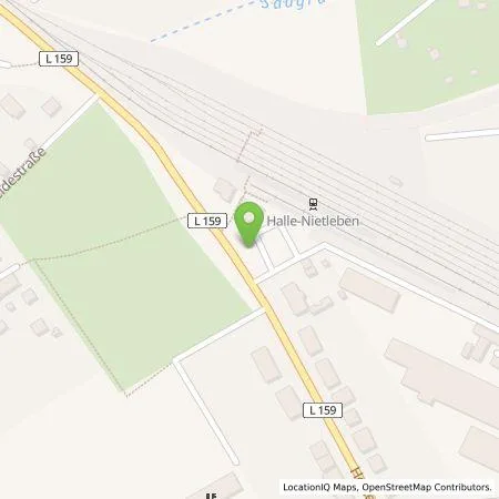 Standortübersicht der Tankstelle EVH GmbH in 06126 Halle (Saale)