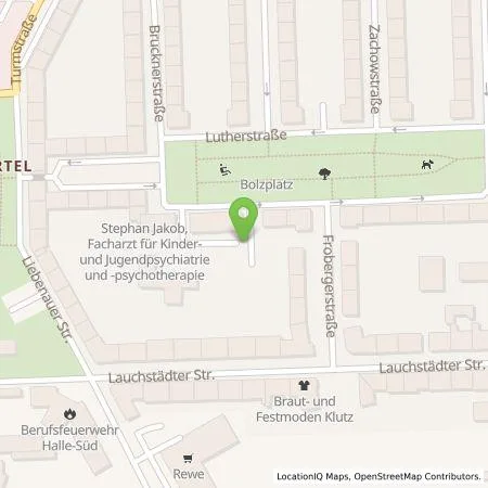 Standortübersicht der Tankstelle EVH GmbH in 06110 Halle (Saale)