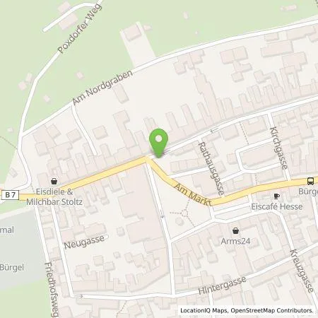 Standortübersicht der Tankstelle Stadtwerke Energie Jena-Pößneck GmbH in 07616 Bürgel