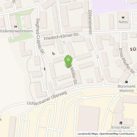 Standortübersicht der Tankstelle Stadtwerke Energie Jena-Pößneck GmbH in 07745 Jena