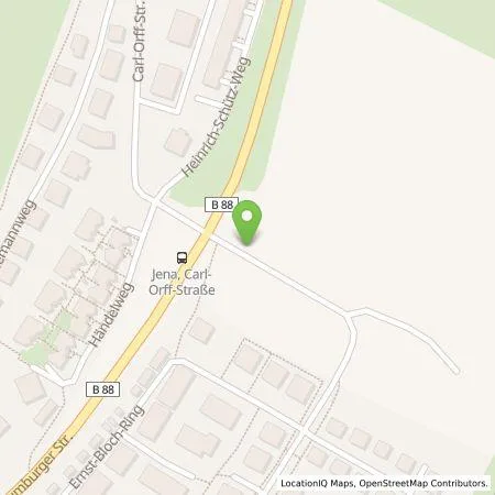 Standortübersicht der Tankstelle Stadtwerke Energie Jena-Pößneck GmbH in 07743 Jena