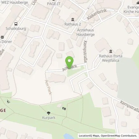 Standortübersicht der Tankstelle Stadtwerke Porta Westfalica GmbH in 32457 Porta Westfalica