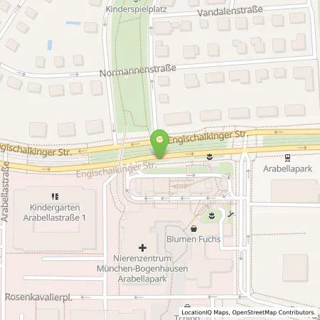 Standortübersicht der Tankstelle SWM Versorgungs GmbH in 81925 München